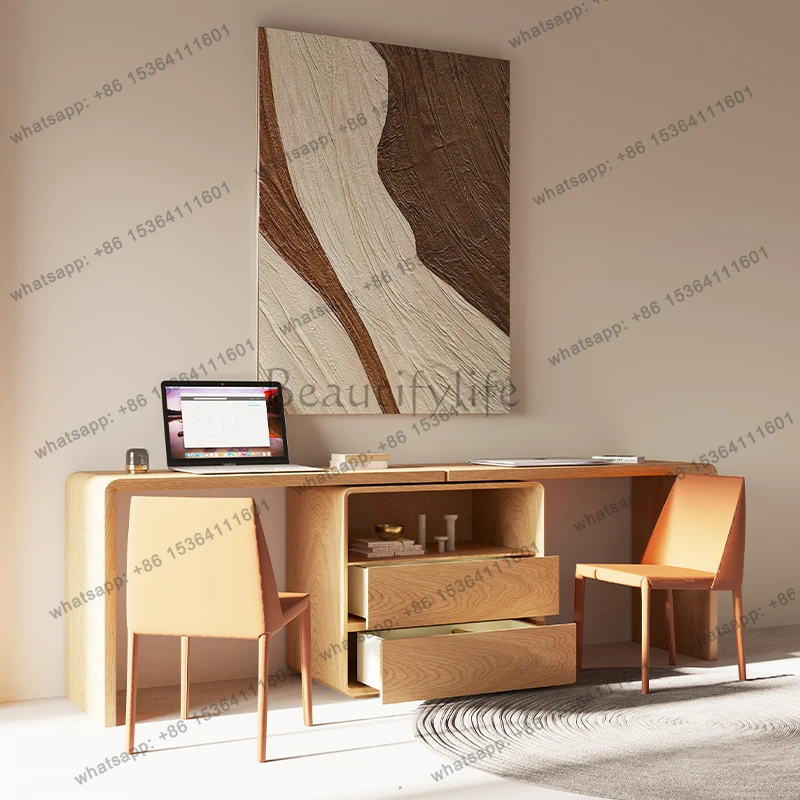 Dressing Table Office Furniture Modern Wooden Simple Home Multi-functional Standing Desk Computer Desk Adjustable Office Sit Sta