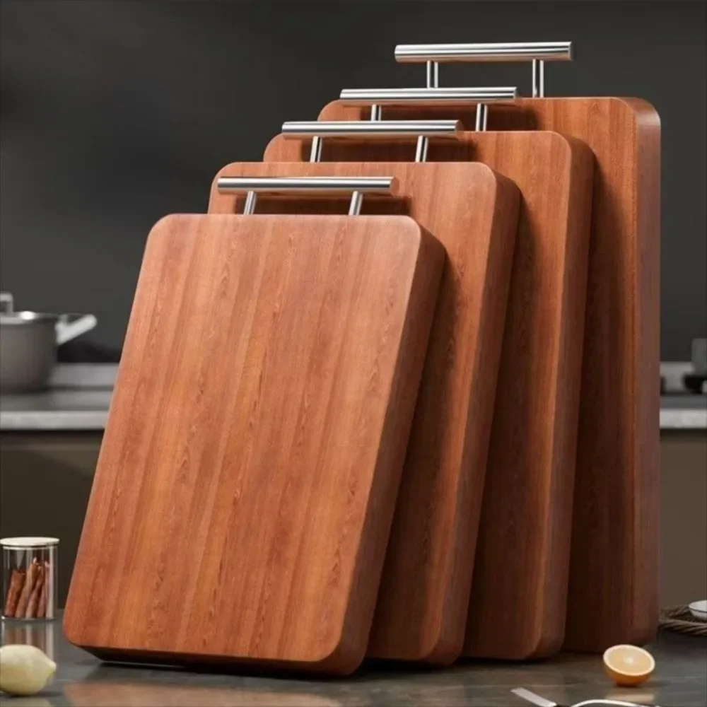 Ebony Wooden Cutting Board Antibacterial Anti Mold Fruit Vegetable Chopping Board Double-sided Cutting Board Mats