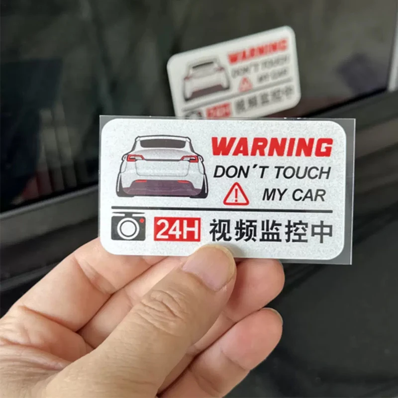 for MG 4 MG4 Mulan 2022 2023 2024 Small car decoration car sticker triangle window glass rear window warning sticker