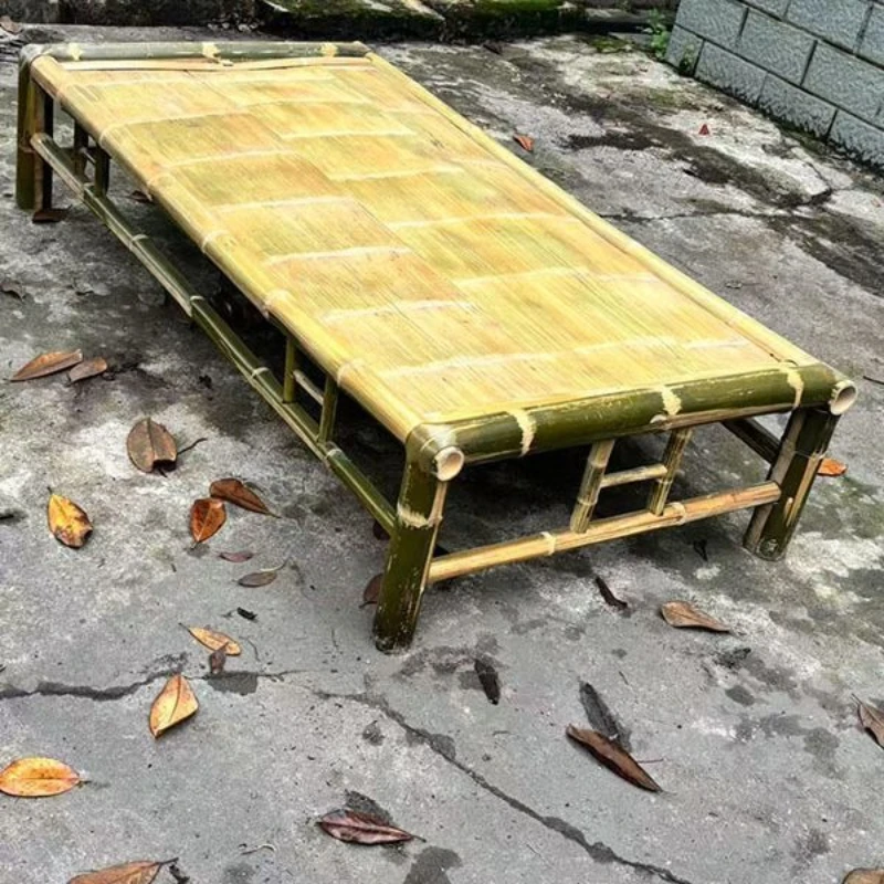 

Pure handmade cold bed Bamboo cold Summer traditional old-fashioned bamboo Single Double bed Lunch break