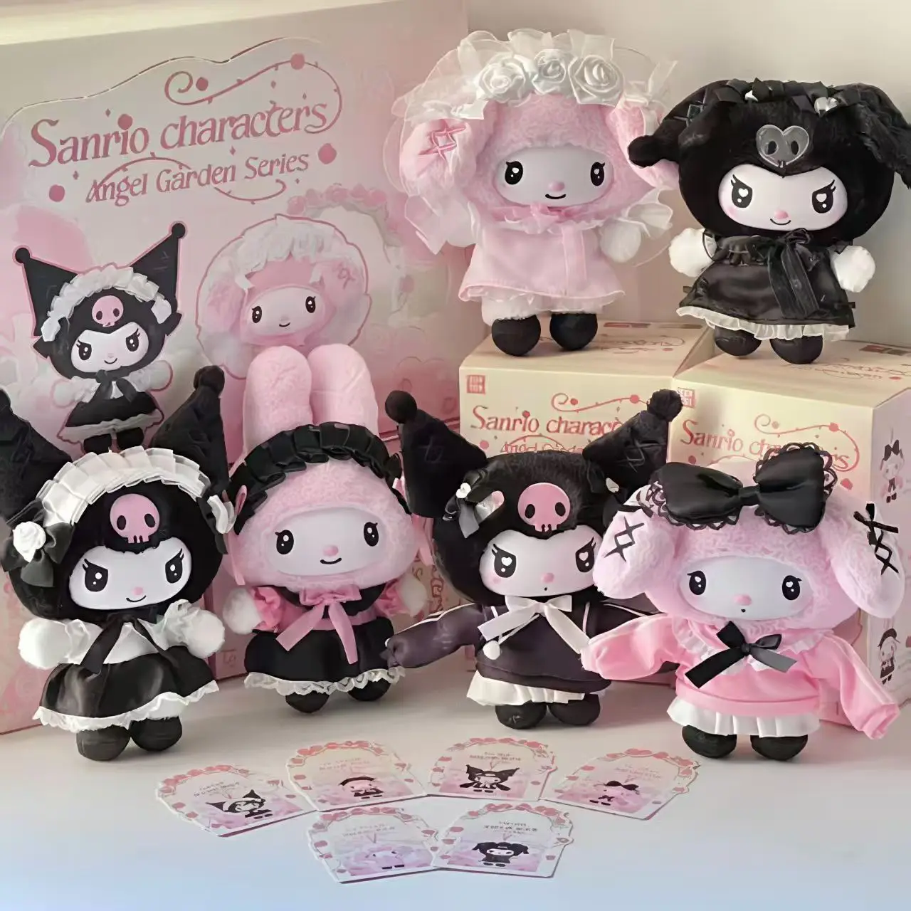 

New original Toptoy Sanrio Family Angel Garden Series Vinyl Blind Box Tidy Play Kuromi melody Girl Gift Stock Authentic pendant
