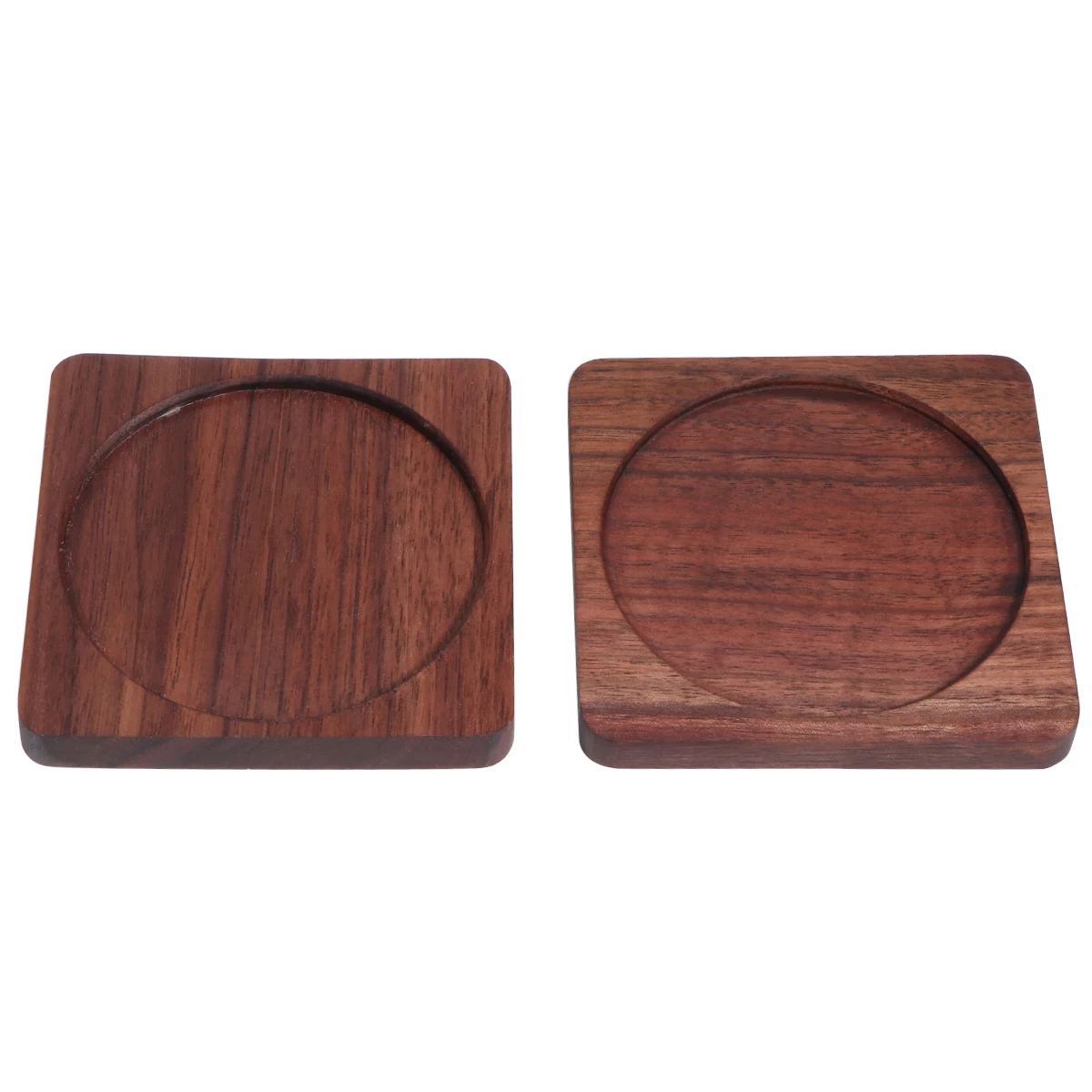 

2Pcs Wooden Coasters Eco Friendly Insulation Mats for Coffee Mugs Cups Bottles Hot Dishes Party Wedding Banquet Gift Protect