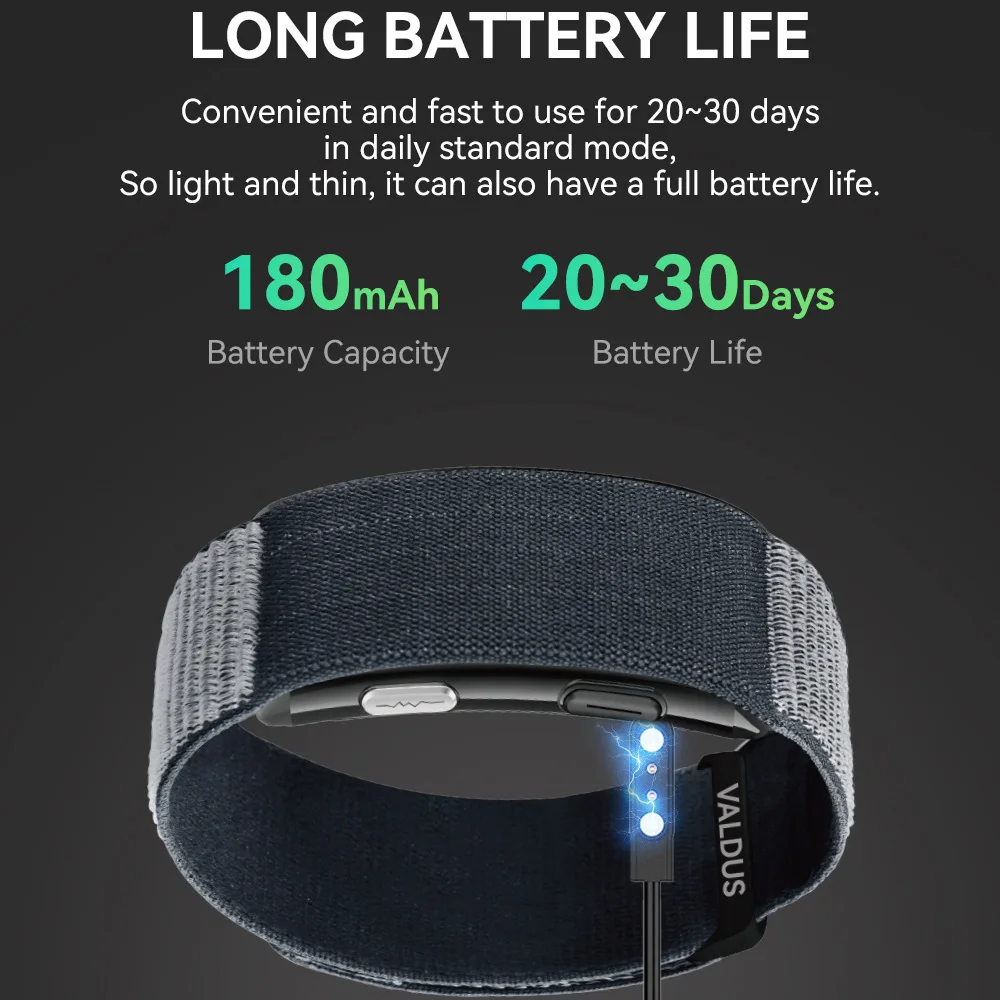 VITRO screenless ECG smart watch real-time heart rate and body temperature monitoring female health monitoring bracelet - view 3