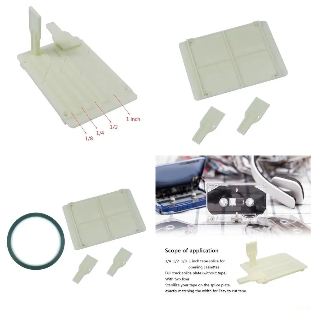 B03F 1 4 10Inch Tape Splicing Block Kits AdjustableRadio Tape Splicing Block
