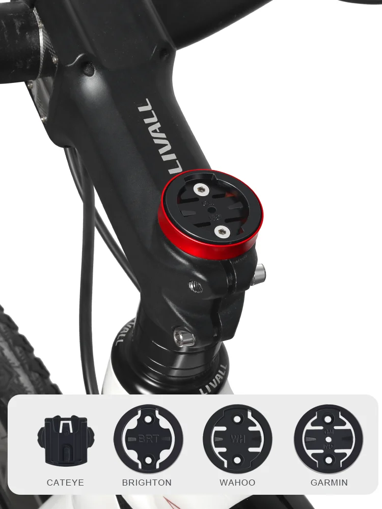 AliExpress riderace Bicycle Computer Holder For Garmin Edge Bryton Stopwatch Speedometer Mount Bracket Stem Top Cap MTB Road Bike Accessories