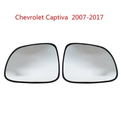 Side Mirror Glass For Chevrolet Captiva 2007-2017 HD With Heating Replacement Rearview Mirror Lens Automotive Accessories