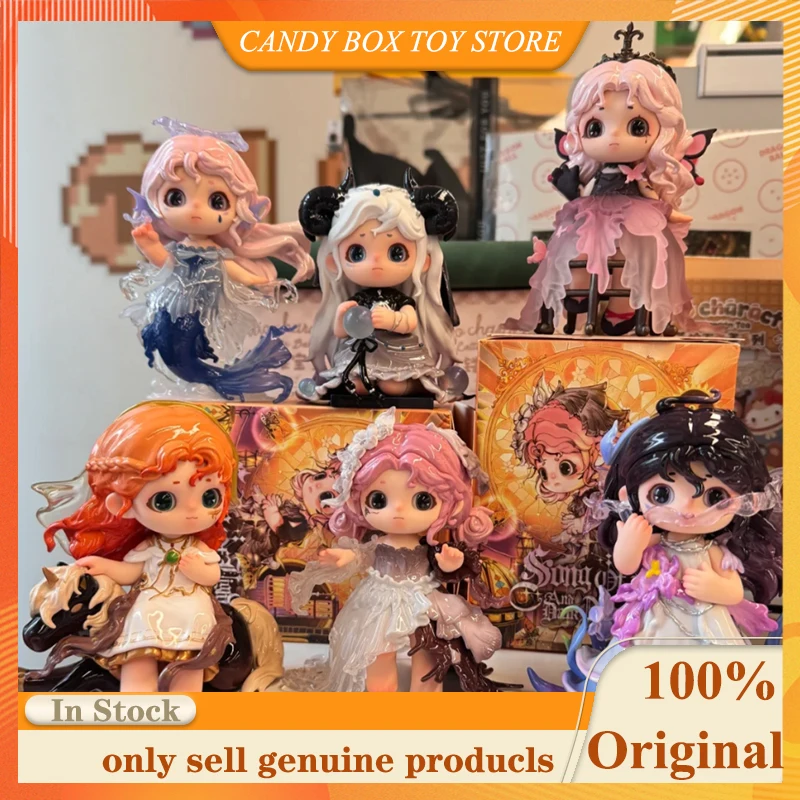 

Genuine Qiaoqiao Light And Dark Night Song Series Blind Box Desktop Ornament Mysterious Box Fashion Model Girls Birthday Gifts