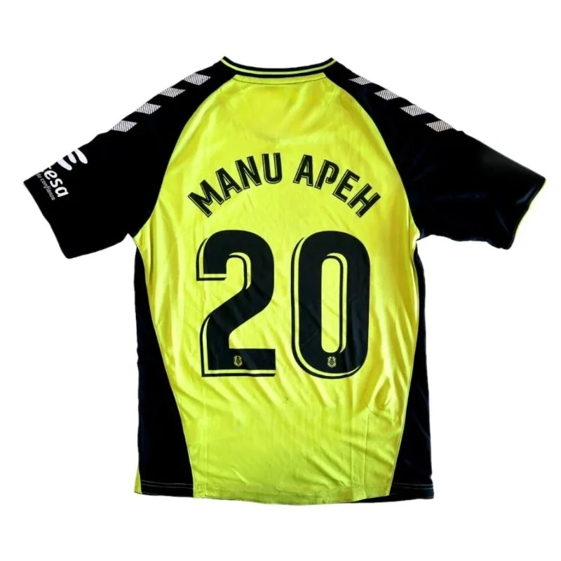 

#20MANU APEH 2026 Summer Stripes T-shirt Casual Breathable V-neck Alphanumeric 3D Printed Men's Quick Drying T-shirt Jersey