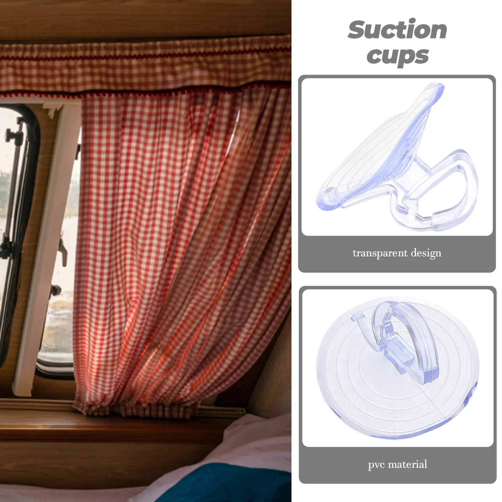 

100pcs Sunshade Suction Cups Strong Hold Transparent Durable Small 3.5Cm For Car Visor Window Glass Table Bathroom Wall Home