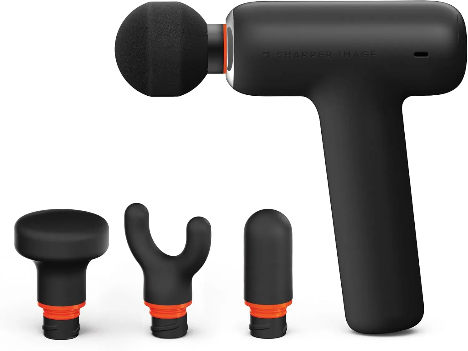 

Sharper Image PowerBoost Core Mini Massage Gun [2026 Version] Deep Tissue Percussion Massager with 6 Speeds for Back & Full Body