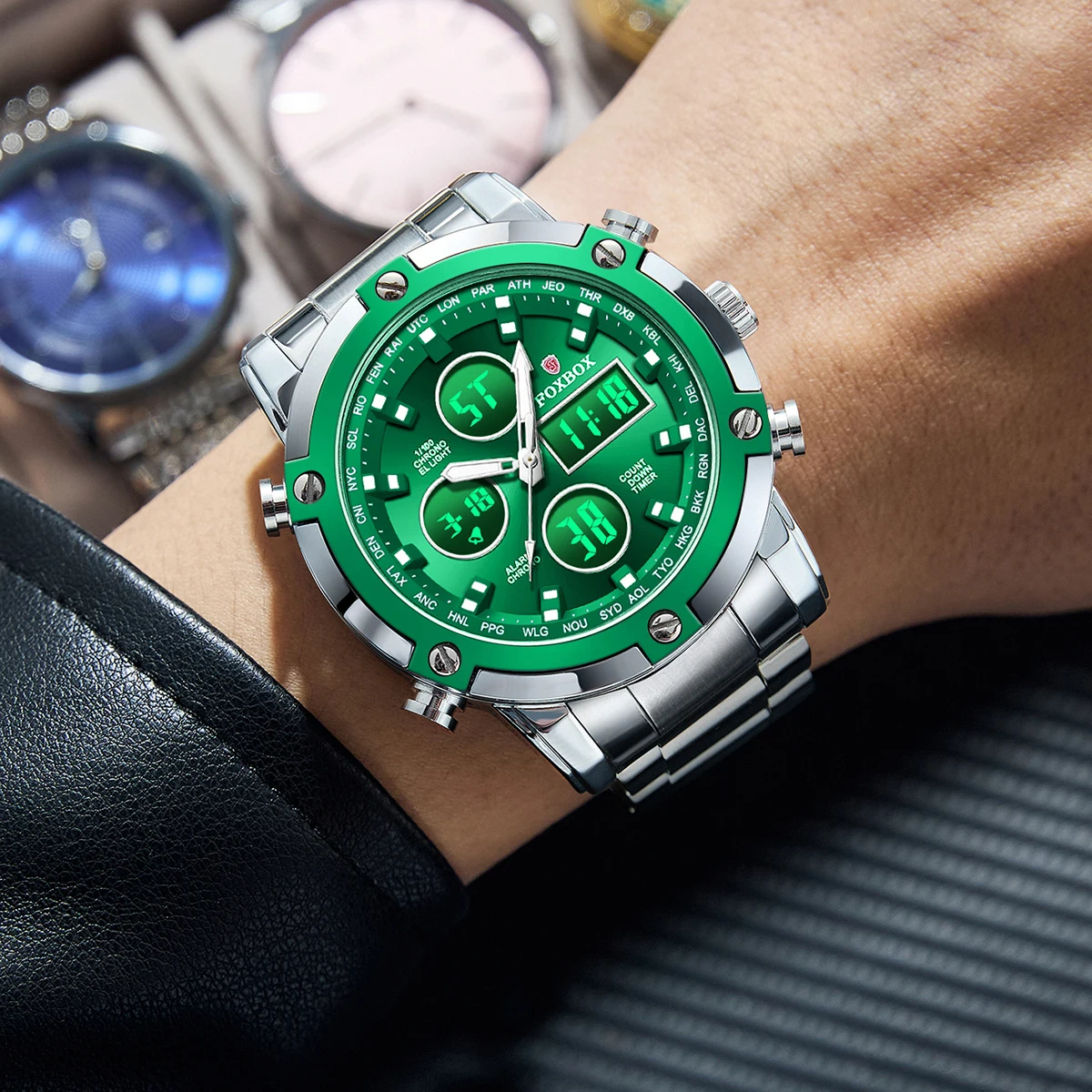 LIGE Jam Tangan Pria Kuarsa Ti - Mens Fashion Week ulasan dan harga