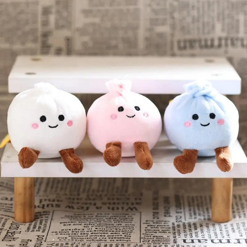 

[JT]1Pc Cute Kawaii Little Bun Plush Keychain Mini Stuffed Doll for Couple Backpack Pendant Girl's Gift DIY Accessories