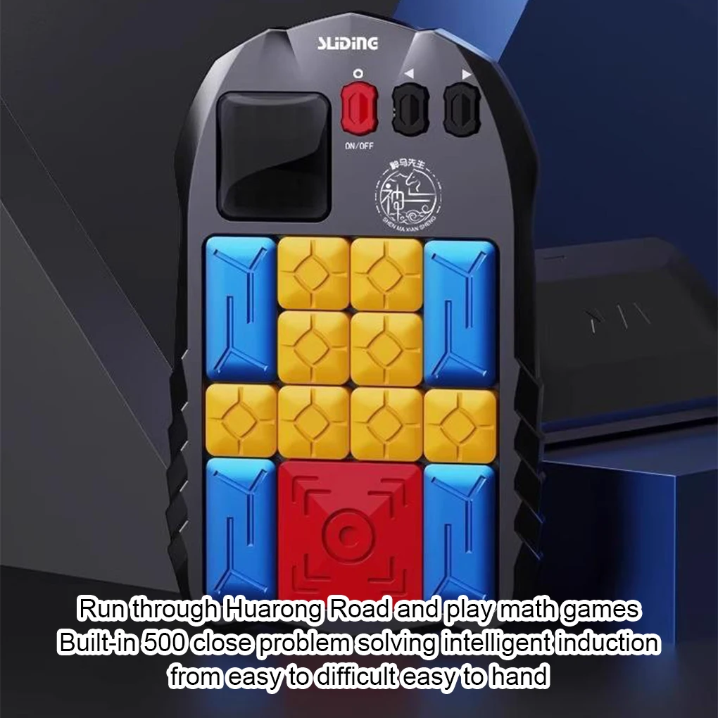 Magnetic Puzzle Challenge Sliding Blocks Childrens 500+ Levels Brain Teaser Game, Educational Fidget Toy Christmas birthday Gift