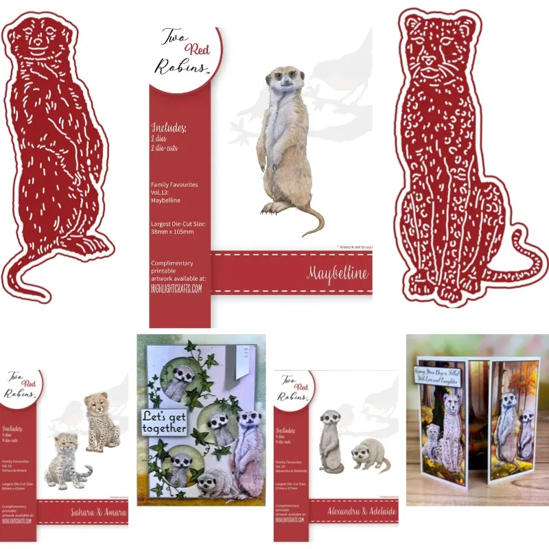 Tigers and Leopards Look Extremely Similar Metal Cutting Frame Dies 2026 New Templates DIY Scrap Booking Paper Making Crafts