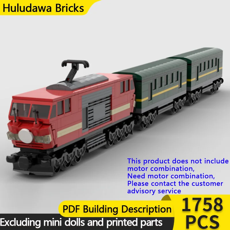 

Модель городской автомобиль MOC, строительные кирпичи, стиль с длинным воютом, экспресс-поезд, модульная технология, детские праздничные подарки, сборка игрушек, костюм