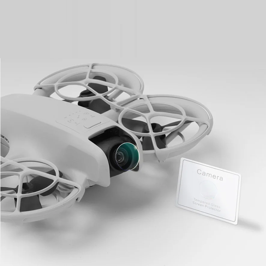 2PCS Hard กระจกนิรภัยเลนส์ป้องกันหน้าจอ HD ป้องกันฟิล์มสําหรับ DJI Neo Drone กล้องอุปกรณ์ป้องกัน