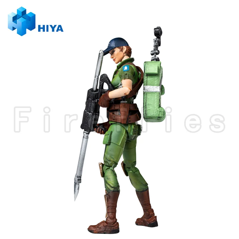 1/18 hiya 3.75 polegadas figura de ação requintado mini série g.i.joe lady jaye anime modelo brinquedo frete grátis