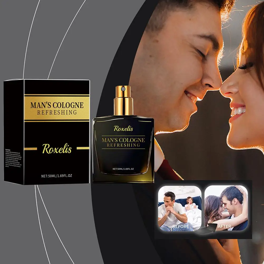 Perfume para hombres, citas, coqueteo, fragancia de feromonas de larga duración, atrae mujeres, desodorante estimulante sexual Unisex, Perfume de Colonia