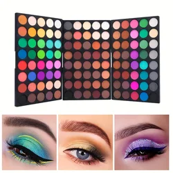 120 Color Eyeshadow Palette Glitter Matte Finish 3-in-1 Eye shadow Palette Colorful Rainbow High Pigment Long Lasting Eye Makeup
