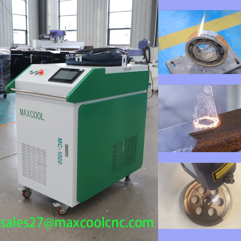 2025 New High-Power Air-Cooled Pulse Laser Cleaning Machine for Mold Cleaning Wood Furniture Paint Removal
