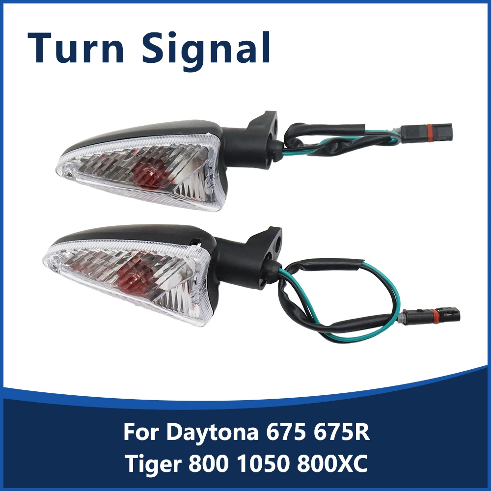 

800 XC Motorcycle Front Rear Turn Signal Light Indicator Flasher Blinker Lamp For Daytona 675 675R Tiger 1050 800 800XC