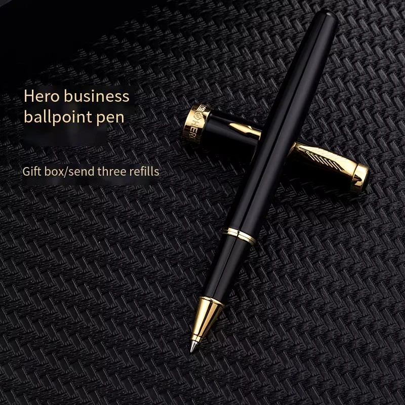 

Металлическая ручка-роллер Hero 1502, деловая ручка для подписи, для подписания контрактов, ежедневного письма и рисования эскизов