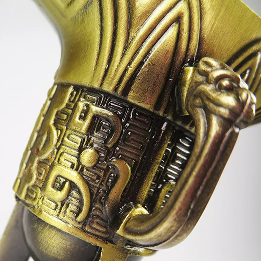 

2Pcs 3 Legs Archaize Bronze Cup Ancient Chinese Style Cup Premium Handcrafted Office Home Decor Souvenir Festival Gift