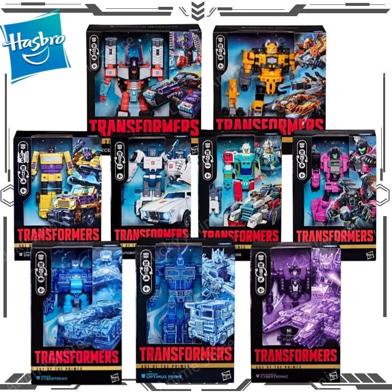 Hasbro Transformers Age of The Primes Collection Swindle Tailgate Joyride Fangry Megazarak Herald of Optimus Prime Model Figures