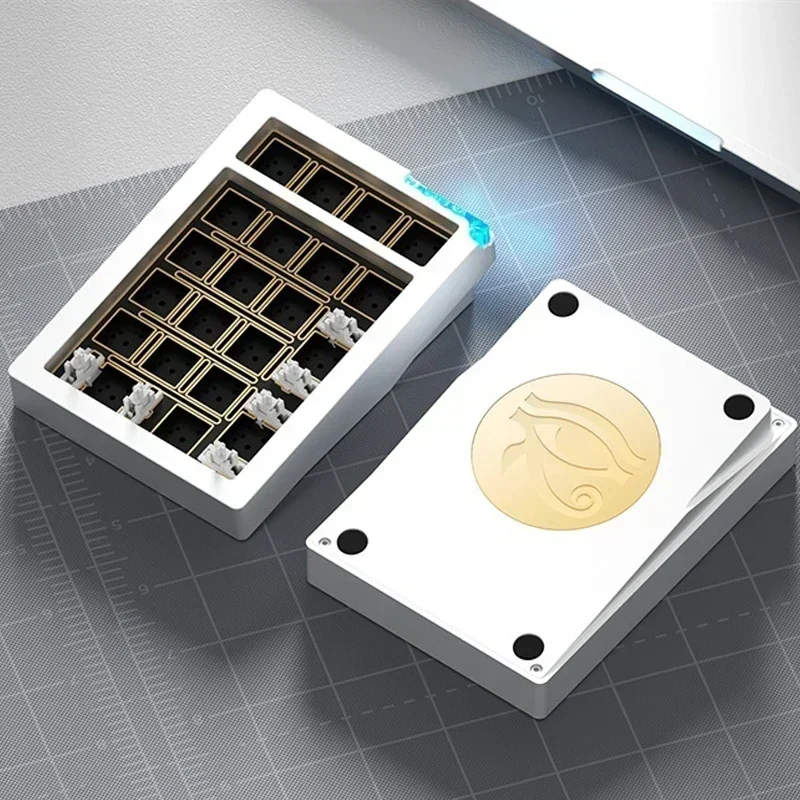 Weikav STARS21 PAD Mini Keypad Kits Aluminium Alloy Tri Mode Bluetooth Wireless Customized Keyboard Kits RGB Office PC QMK VIA