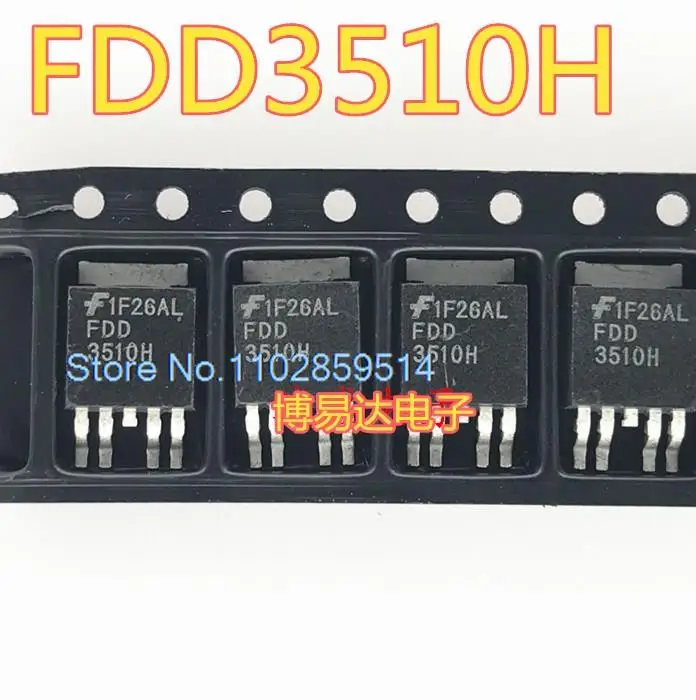 

10PCS/LOT FDD3510H TO-252 MOS NP