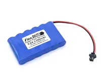 Protected Li-Fe Rechargeable Battery LiFePO4 9.6V 1200mAH for Racing Car Security Alarm System Luminous Optoelectronic Toys