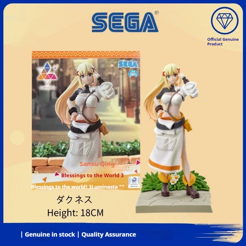 

Sega Konosuba Darkness Aqua Megumin Anime Figures Pvc Statue Megumin Explosion Aqua Goddess Darkne Paladin Collectible Toys Gift