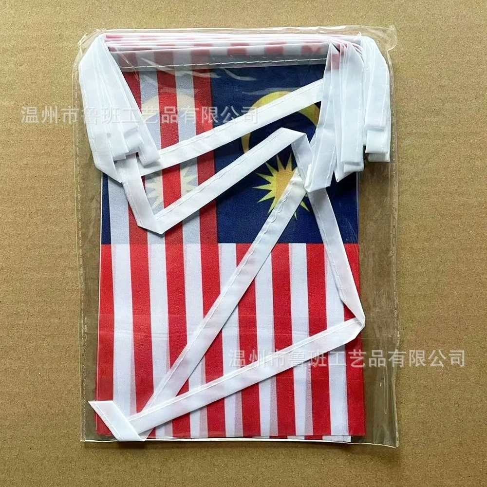 علم السماء ماليزيا الرايات أعلام 14x21 سنتيمتر 20 قطعة/الوحدة ماليزيا سلسلة أعلام راية ل مهرجان الطرف الديكور