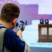 YYYLaser Training Target Indoor Practice Leisure Mini Scoring Target Table Game Sports Entertainment