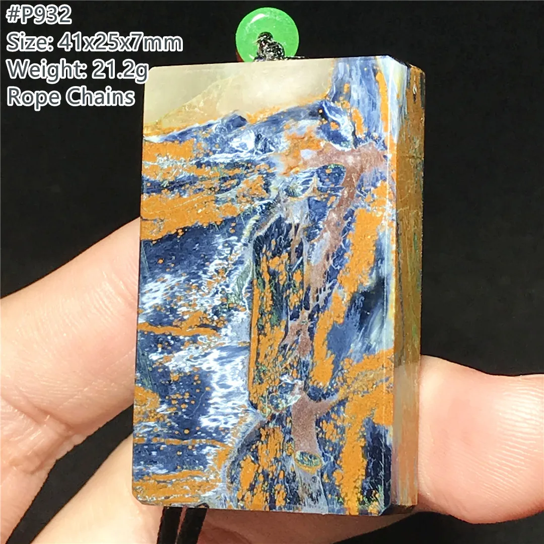 Natural Pietersite Stone Pendant Jewelry For Women Lady Men Silver Crystal Healing Luck Gift Beads Namibia Energy Gemstone AAAAA
