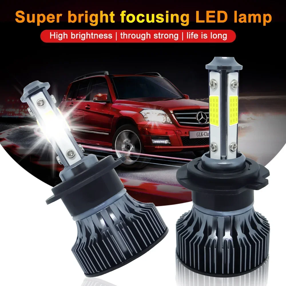 

H7 LED Car Automotive Headlight LED Bulbs H1 H7 H11 9005 9006 H4 H13 9007 5202 9012 H3 Head Lamp Canbus Load Resistor 6000K