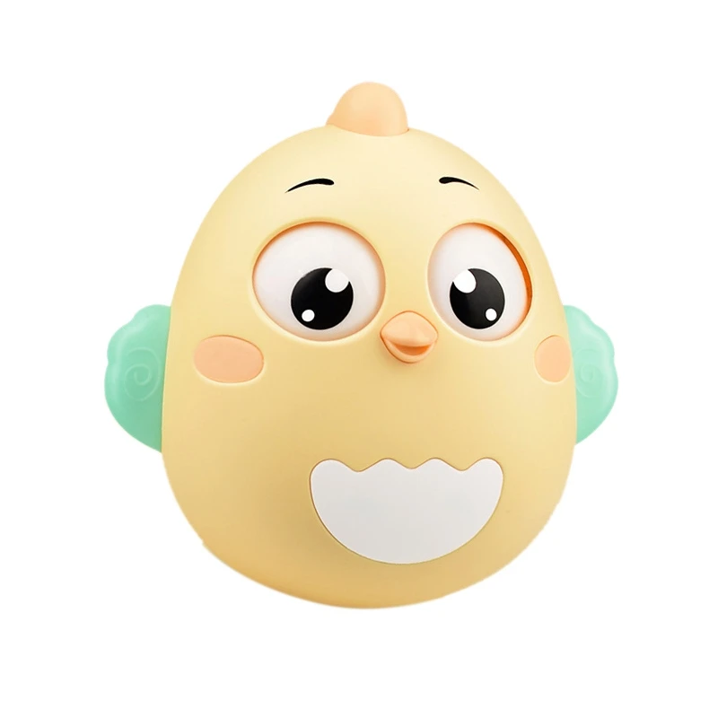 

Cartoons Cute Chick Tumbler Toys Children's Gifts Education Puzzle Doll Tumbler For Newborns Gift