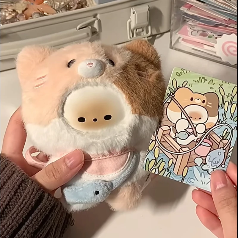 Pupuhome animal cidade série caixa cega vinil rosto boneca caixa mistério anime figura decoração coleção saco pingente presente de aniversário