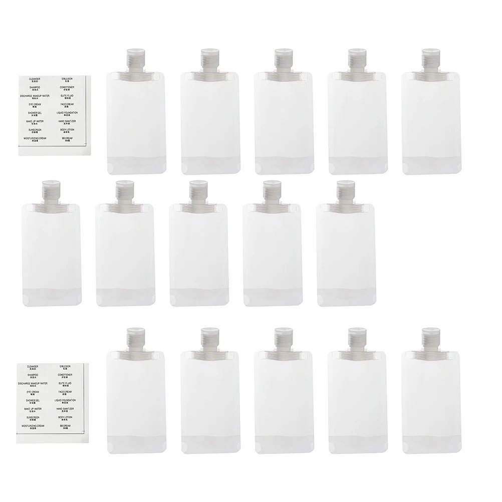 

Lotion Bags Empty Storage 50ml Travel Pouches Subpacking Mini Containers Bottle Set Samples Refillable