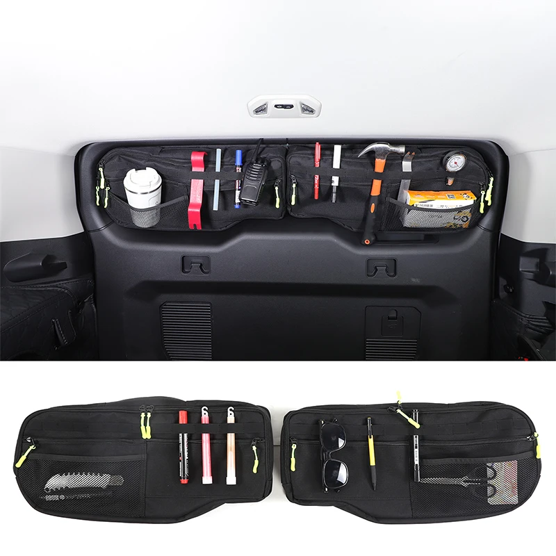 

For Great Wall Tank 400 Rear Door Window Storage Bag Oxford Cloth Trunk Storage Bags Washable Car Interior Accessories