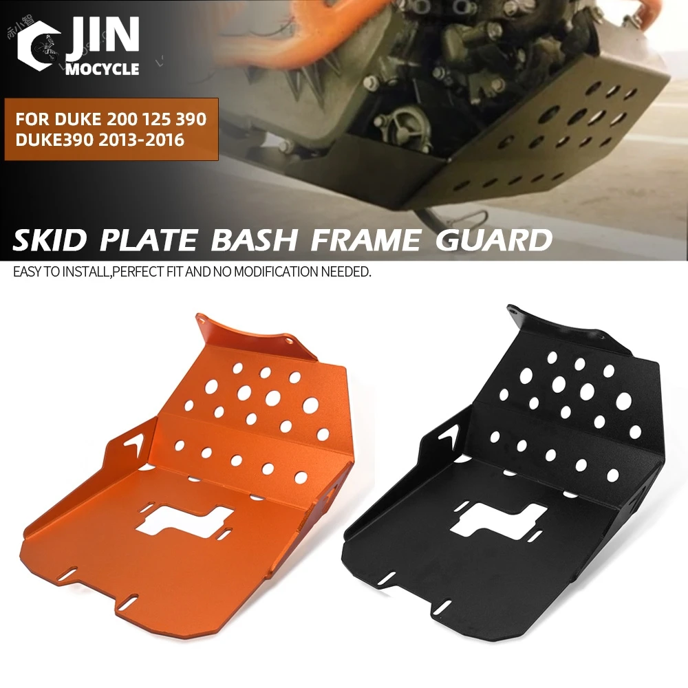 

Motorcycle Engine Cover Aluminum Skid Plate Bash Frame Guard Protector For DUKE 200 125 390 DUKE125 DUKE200 DUKE390 2013 -2015