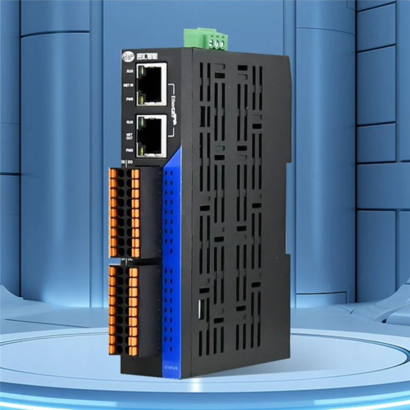 Baru! !EDS-32A Seri Ethercat Modul Akuisisi Data IO Jarak Jauh Pengontrol PLC Komunikasi Ethernet 16 Arah
