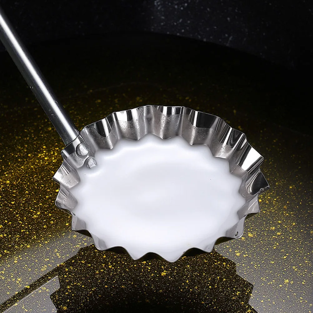 

2Pcs Oil Pier Mold Frying Kitchenware Stainless Steel NonRust Pastry Mould H Supply Hotel Family Restaurant Eggs