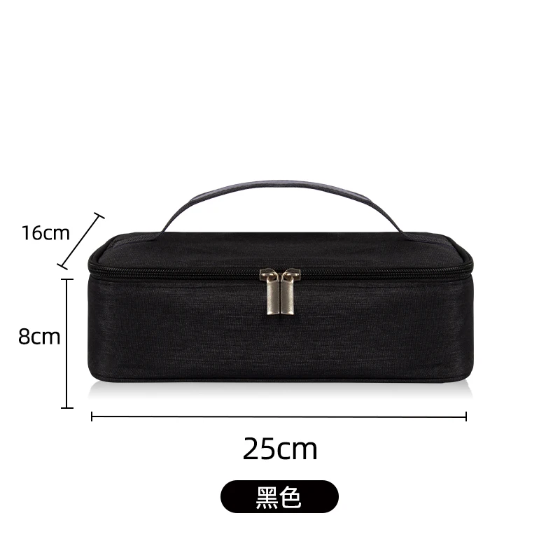 Quadratische, isolierte Lunchtasche für Damen, Thermo-Kühlbox, Bento-Box-Taschen, Lebensmittelträger, tragbar, für Reisen, Picknick, Lieferung, Essensbehälter – Detail 8