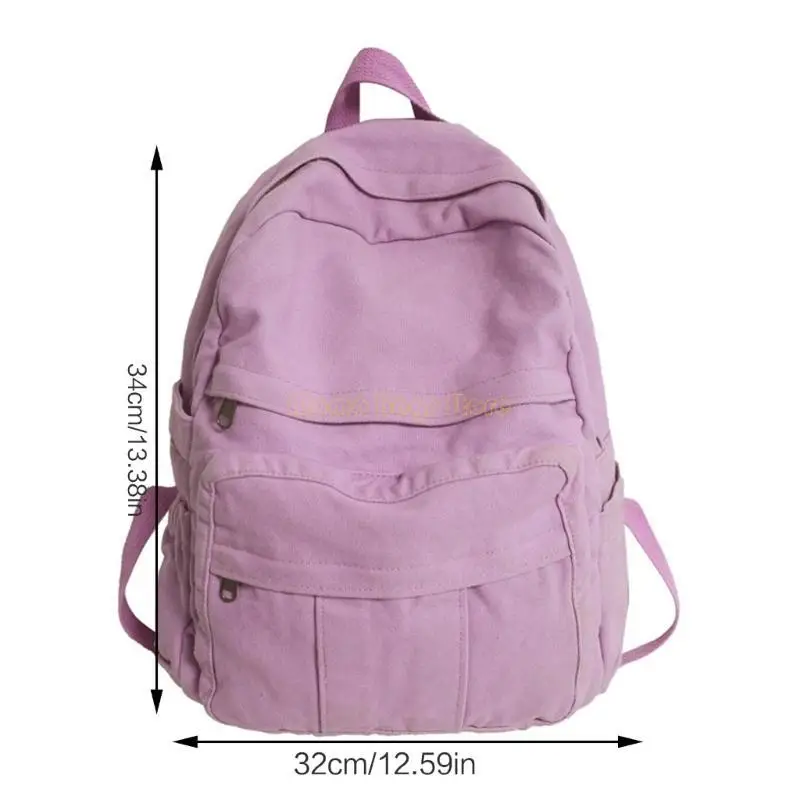 X90D Fashion Canvas Rucksack Laptop Rucksack Reiseschule Bookbag für Teenager