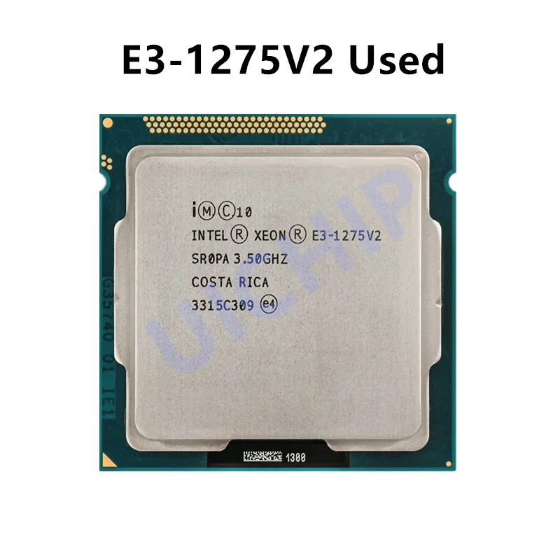 100% Original Intel Xeon E3-1275V2 E3 1275 V2 3.5 GHz Used Quad-Core CPU Processor 8M 77W LGA 1155