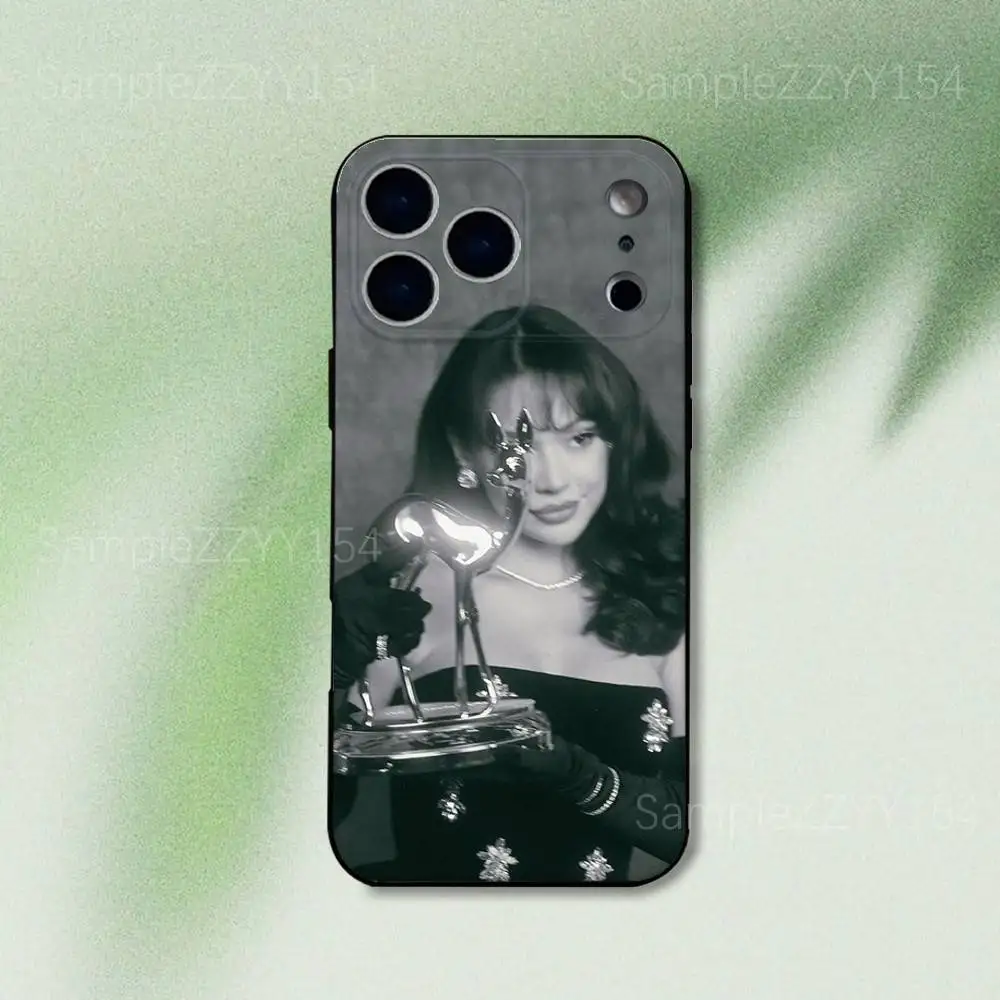 아이리바 인 리베 가수 아이폰 케이스 (아이폰 17, 16, 15, 14, 13, 12, Pro, Max, Plus, E, SE4, Air, Mini) 블랙 소프트 펀다