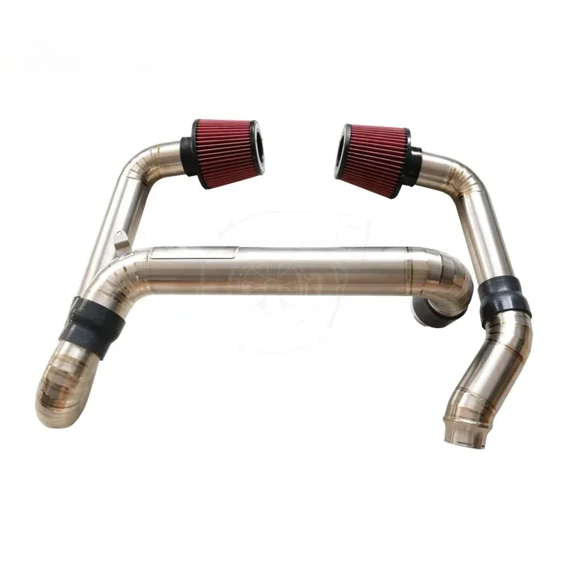 Performance TITANIUM Front Mount Intake For BMW G80 G82 M3 M4 Competition S58 Nature Color