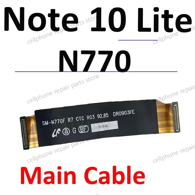 Para samsung note 10 lite n770 plus n975f n975u n976v n970f lite n770f antena de sinal wi-fi doca usb placa-mãe principal cabo flexível