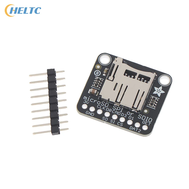 Black 4682 Adafruit Micro SD SPI Or SDIO Card Breakout Moudle Branching Board 3V Only